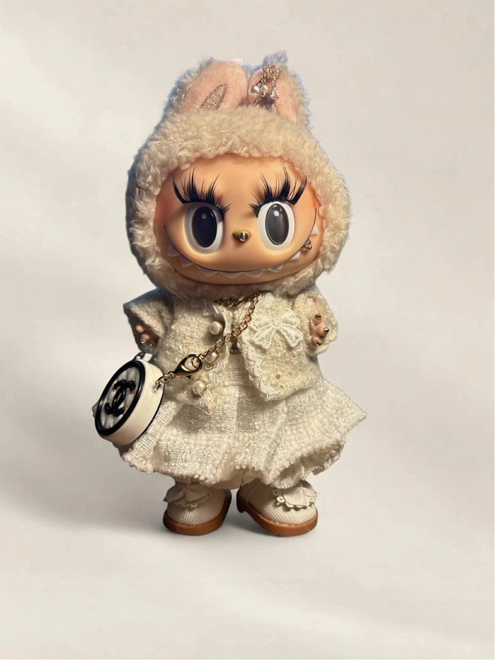 Pop Mart The Monsters Exciting Macaron Series Vinyl Plush Doll CUSTOM